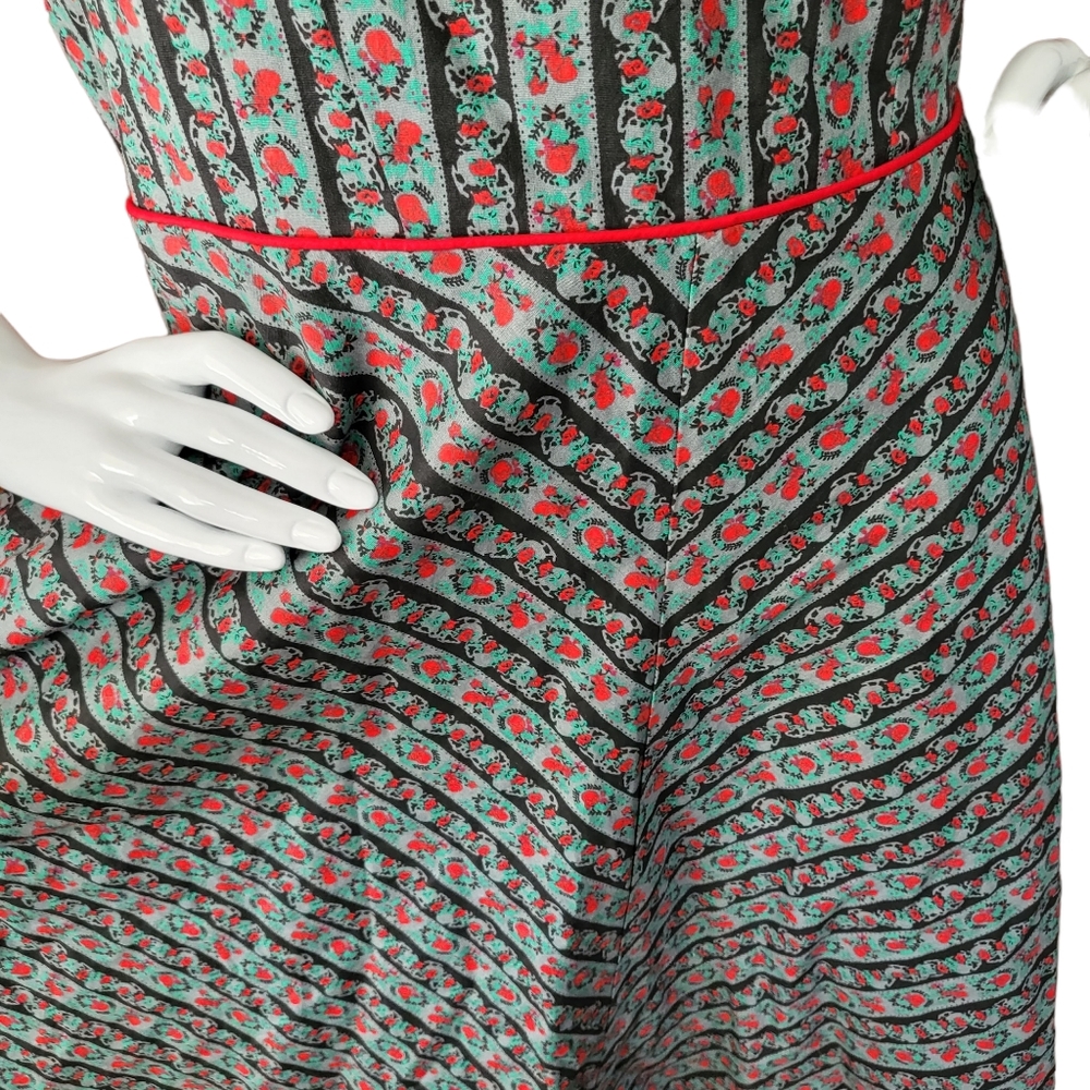 Vintage 90s Hot topic Halter Pinup Retro Dress - Picture 3 of 9